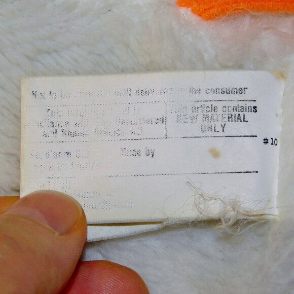 Vintage 1986 Mattel Popples TCFC 11" Baby Bibsy Popple Plush Doll - Picture 9 of 13